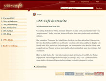 Tablet Screenshot of css-cafe.de